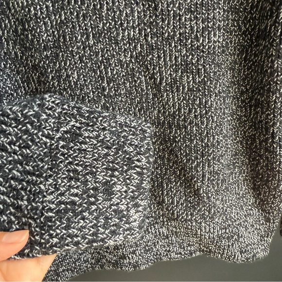 Everlane Black Ribbed Cardigan 100% wool - Picture 9 of 15